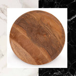 Load image into Gallery viewer, Handmade Round Solid Wood Tray (12.75&#39;&#39; x 12.75&#39;&#39; x 1&#39;&#39;)_Brown
