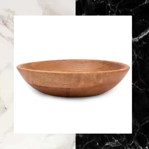 Wood Turned Mango Wood Salad Bowl