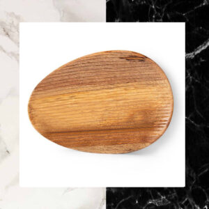 Hand Carved Dinner Dessert Serving Wooden Platter